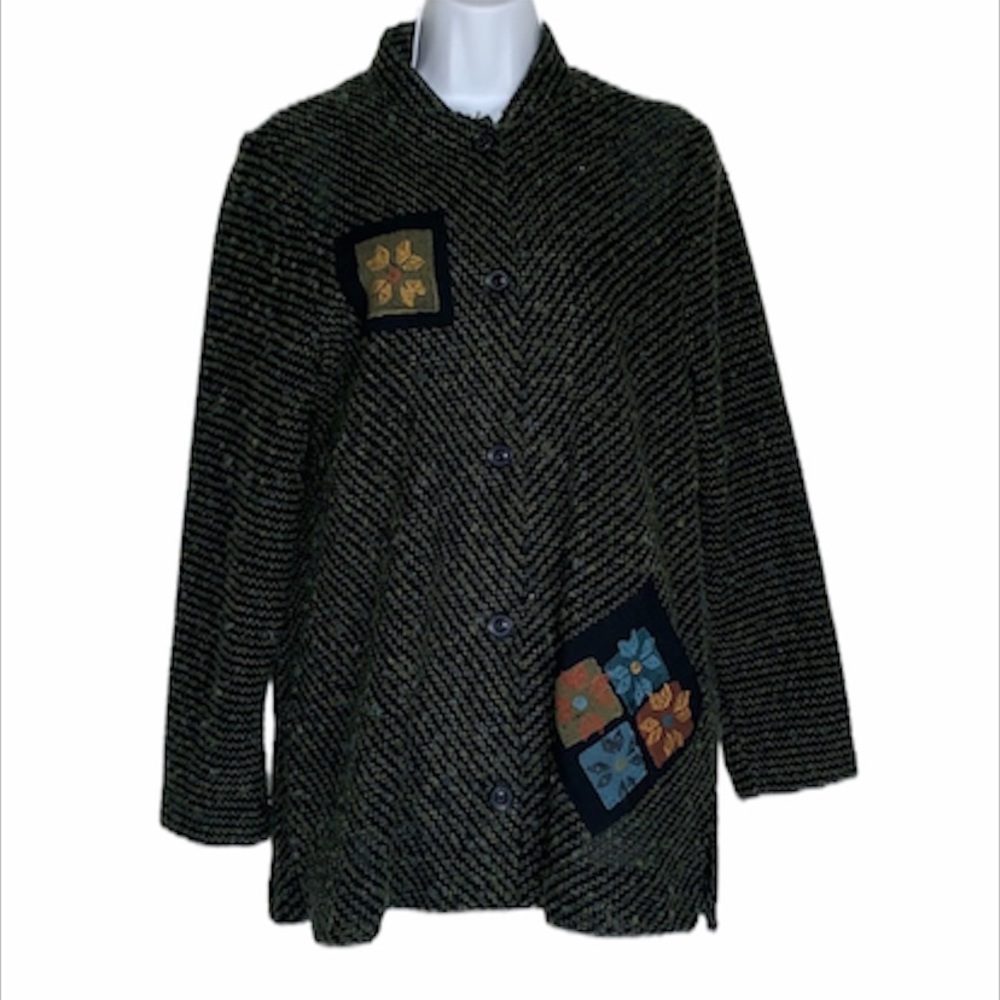 Staley Gretzinger BREAD wearable art jacket size 2